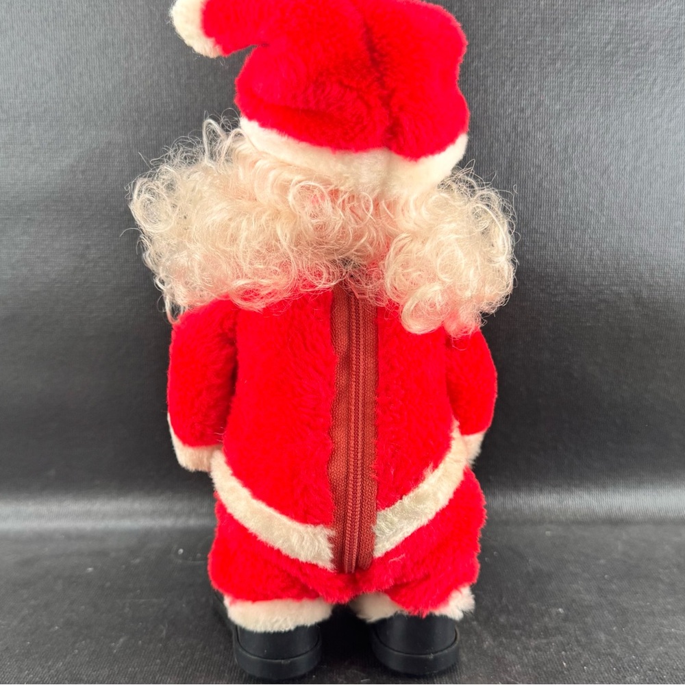 Vintage Bell Ringing Walking Musical Santa Claus Decor Tested/Works - Picture 5 of 7